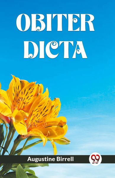 Produktbild: Obiter Dicta