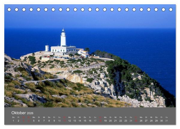 Produktbild: Trauminsel Mallorca (Tischkalender 2026 DIN A5 quer), CALVENDO Monatskalender