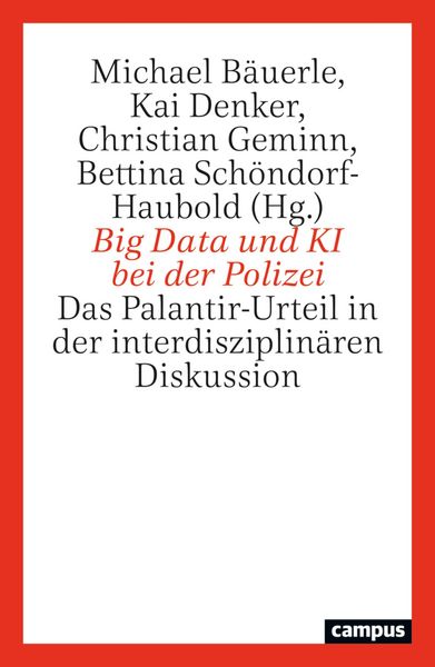 Produktbild: Big Data und KI bei der Polizei