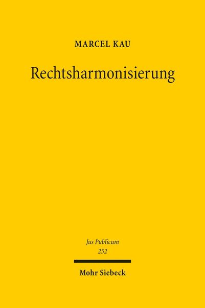 Produktbild: Rechtsharmonisierung