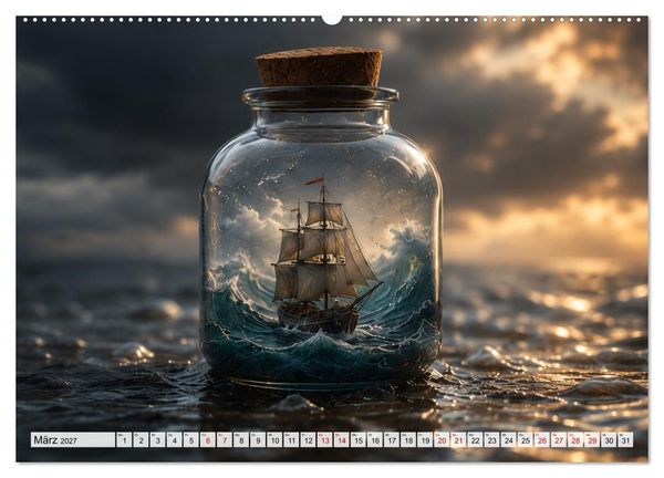 Produktbild: Eine Reise getragen von Träumen (Wandkalender 2027 DIN A2 quer), CALVENDO Monatskalender