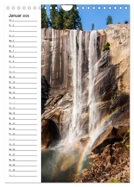 Produktbild: Faszination Wasserfall (Wandkalender 2026 DIN A4 hoch), CALVENDO Monatskalender