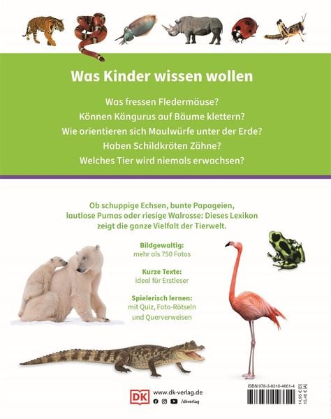 Produktbild: DK Kinderlexikon. Tiere