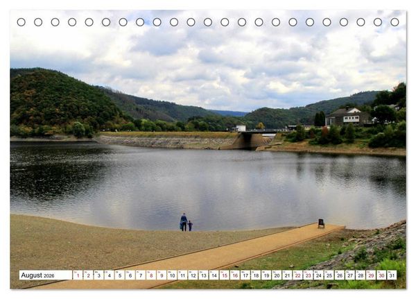 Produktbild: Sehenswertes in der Eifel - Am Rursee unterwegs (Tischkalender 2026 DIN A5 quer), CALVENDO Monatskalender