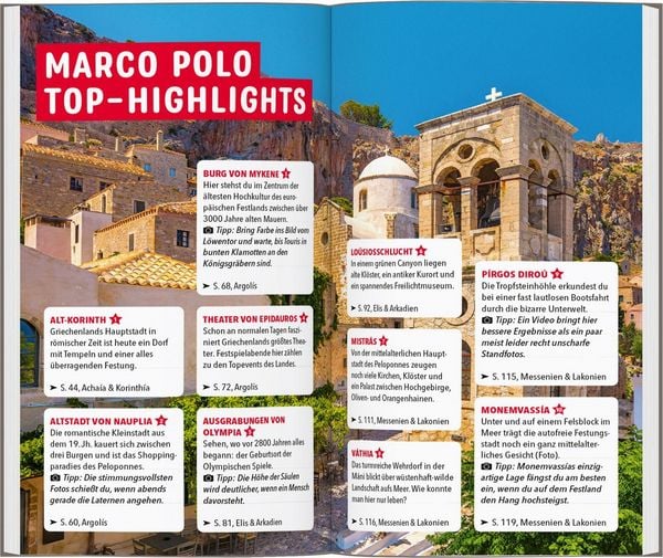 Produktbild: MARCO POLO Reisef&uuml;hrer Peloponnes