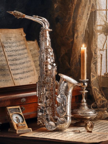 Produktbild: CALVENDO Puzzle Winter zwingt die Tasten in eisige Stille | 1000 Teile Lege-Gr&ouml;&szlig;e 64x48cm Foto-Puzzle f&uuml;r gl&uuml;ckliche Stunden