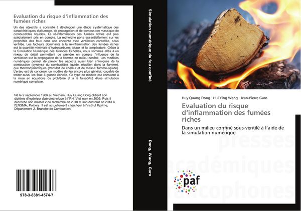 Produktbild: Evaluation du risque d'inflammation des fum&eacute;es riches