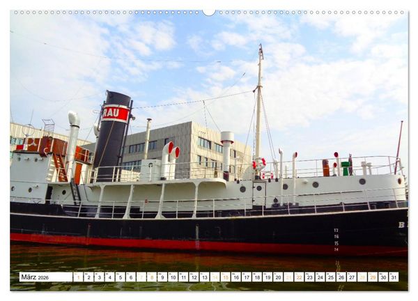 Produktbild: Stahl, Kraft und Eleganz auf hoher See (hochwertiger Premium Wandkalender 2026 DIN A2 quer), Kunstdruck in Hochglanz