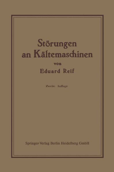 Produktbild: St&ouml;rungen an K&auml;ltemaschinen