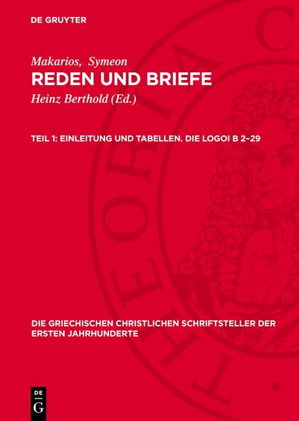 Produktbild: Einleitung und Tabellen. Die Logoi B 2&ndash;29