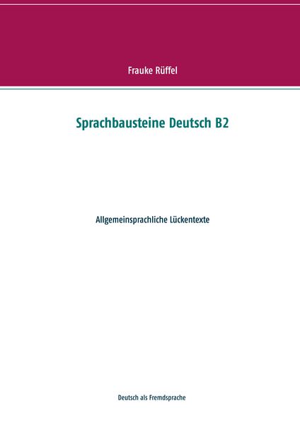 Produktbild: Sprachbausteine Deutsch B2