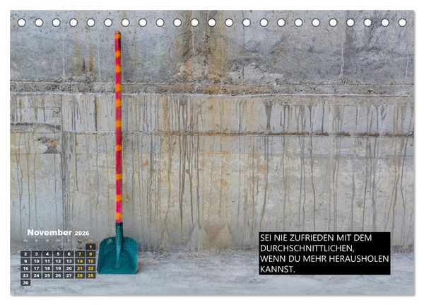 Produktbild: Humor in der Bauindustrie (Tischkalender 2026 DIN A5 quer), CALVENDO Monatskalender