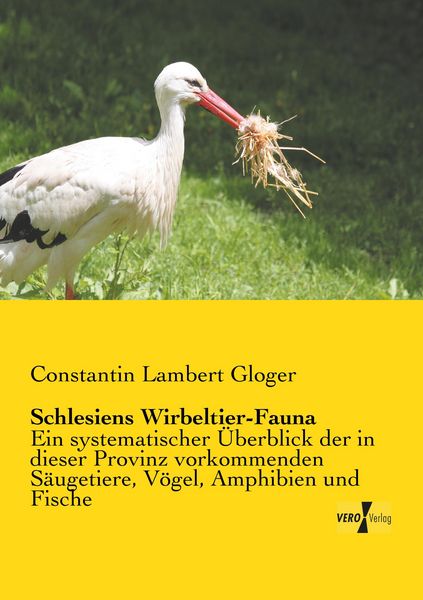 Produktbild: Schlesiens Wirbeltier-Fauna