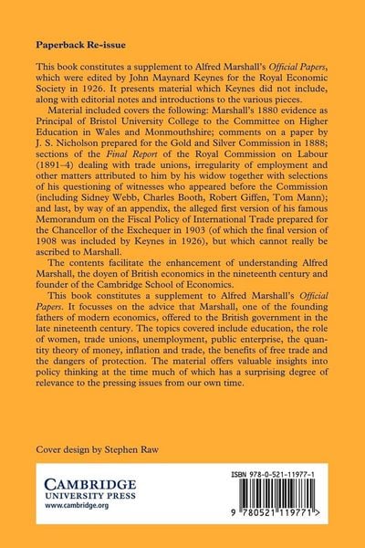 Produktbild: Official Papers of Alfred Marshall
