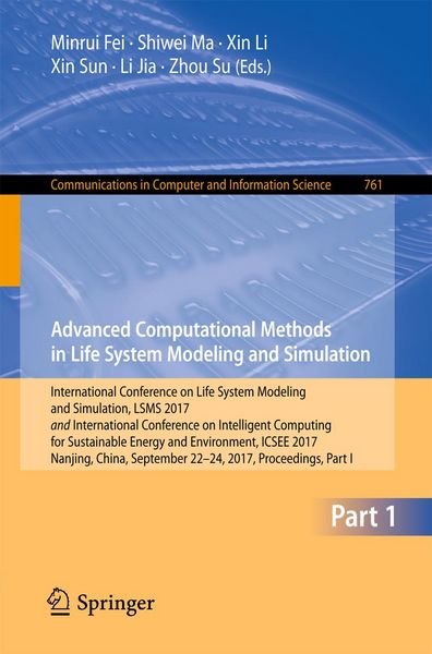 Produktbild: Advanced Computational Methods in Life System Modeling and Simulation