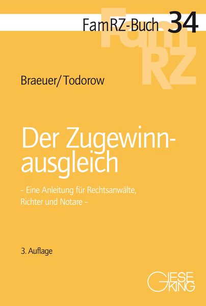 Produktbild: Der Zugewinnausgleich