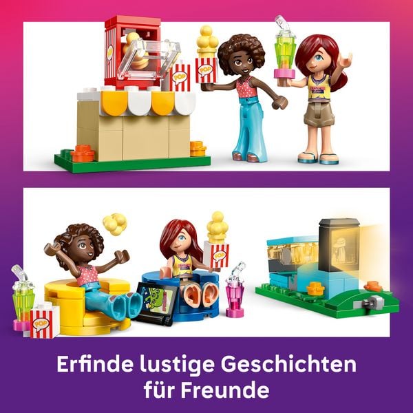 Produktbild: LEGO Friends 42642 Filmabend mit Freunden, Spielzeug Kinder ab 6 Jahren