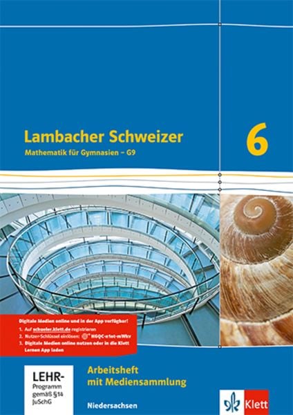 Lambacher Schweizer. Arbeitsheft plus Lösungsheft und Lernsoftware 6. Schuljahr. Niedersachsen G9