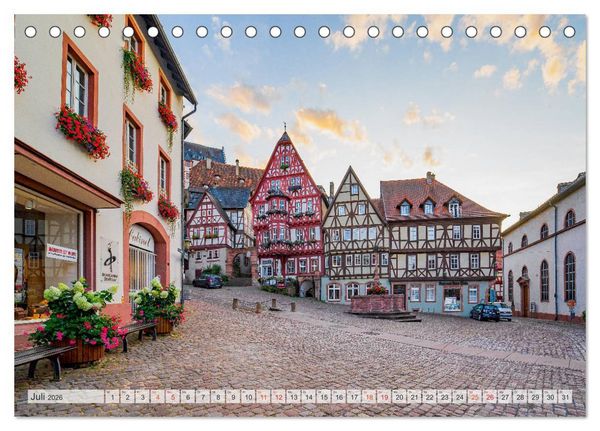 Produktbild: Miltenberg Impressionen (Tischkalender 2026 DIN A5 quer), CALVENDO Monatskalender