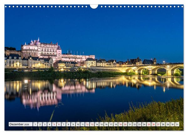 Produktbild: Die Schl&ouml;sser im Tal der Loire (Wandkalender 2026 DIN A3 quer), CALVENDO Monatskalender