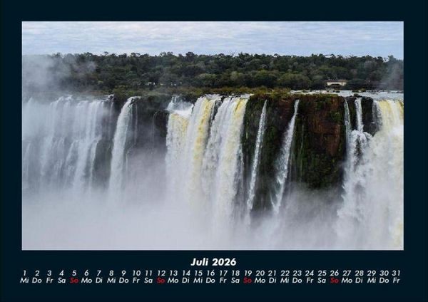 Produktbild: Wasserf&auml;lle 2026 Fotokalender DIN A4