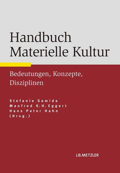 Produktbild: Handbuch Materielle Kultur