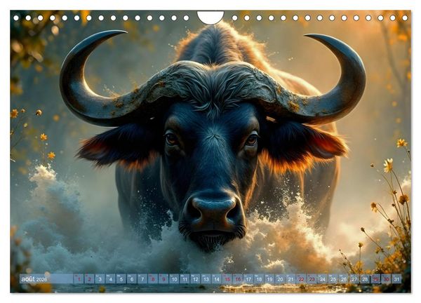 Produktbild: Regards Sauvages &ndash; Rencontres au c&oelig;ur du monde sauvage (Calendrier mural 2026 DIN A4 vertical), CALVENDO calendrier mensuel