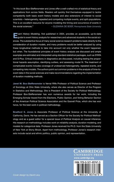 Produktbild: Event History Modeling