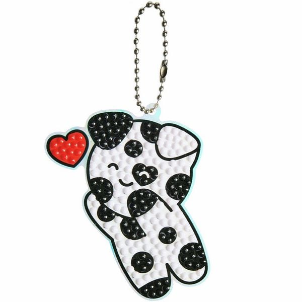 Produktbild: Diamond Painting, DIY-Set, Anh&auml;nger, 6 Tiere // jeweils ca. 4,5 x 8 cm. 29-teilig