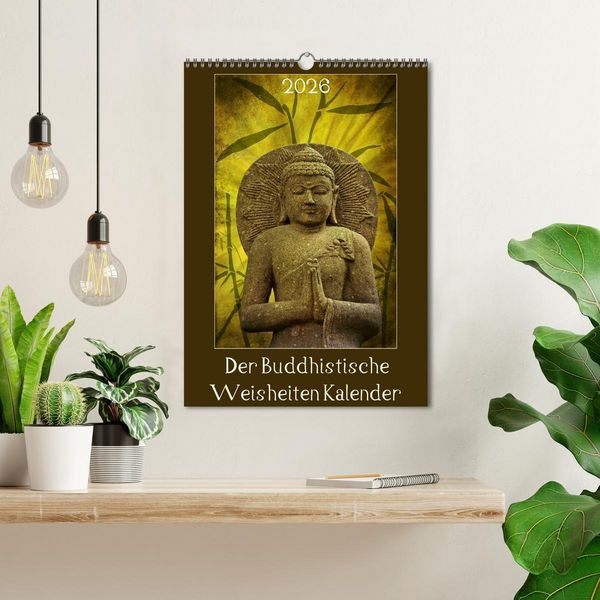 Produktbild: Der Buddhistische Weisheiten Kalender (Wandkalender 2026 DIN A3 hoch), CALVENDO Monatskalender