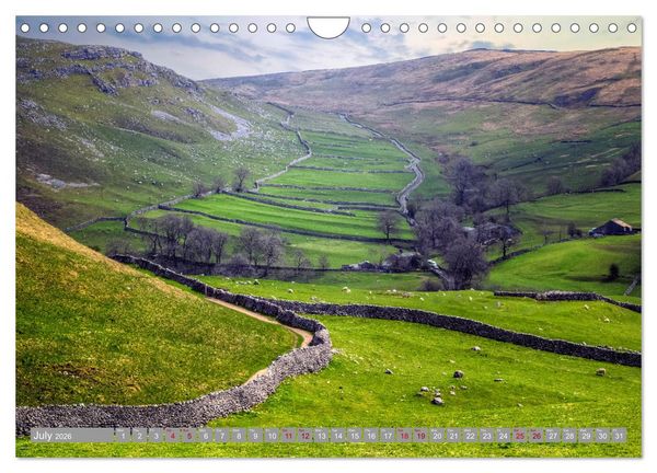 Produktbild: Yorkshire - Romantic between dales and coast (Wall Calendar 2026 DIN A4 landscape), CALVENDO 12 Month Wall Calendar