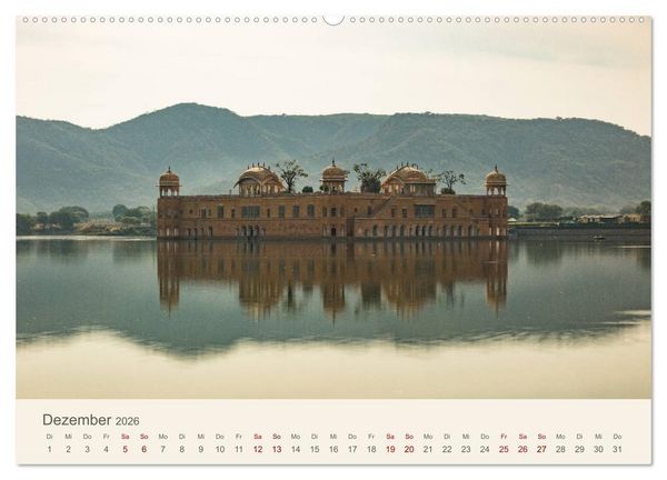 Produktbild: Rajasthan - Architektur im Land der K&ouml;nige (Wandkalender 2026 DIN A2 quer), CALVENDO Monatskalender