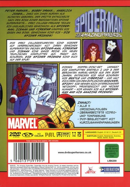 Produktbild: Spider-Man & His Amazing Friends - Staffel 2+3 [2 DVDs]