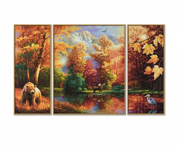 Produktbild: Malen nach Zahlen - Indian Summer (Triptychon)