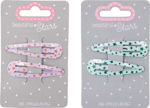 Produktbild: Haarclip Sterne no.2 - beautiful Stars, sort.