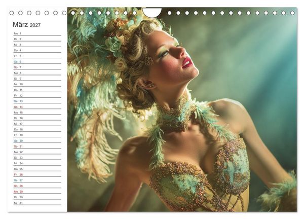 Produktbild: Burlesque Glamour (Wandkalender 2027 DIN A4 quer), CALVENDO Monatskalender