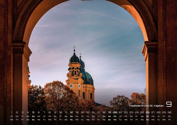 Produktbild: M&uuml;nchen - Zwischen Alpenblick und Altstadtflair - 2027 - Kalender DIN A2
