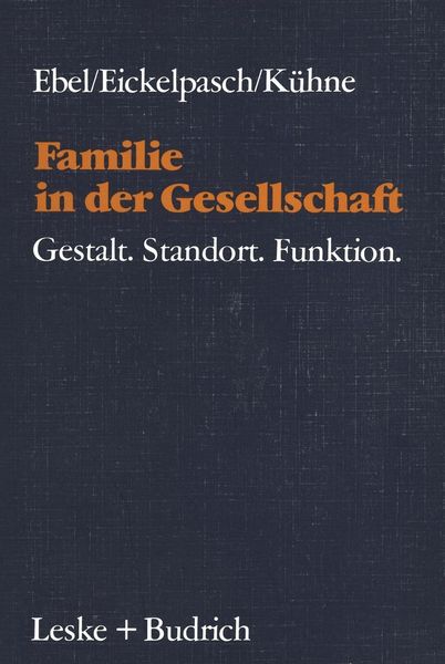 Produktbild: Familie in der Gesellschaft