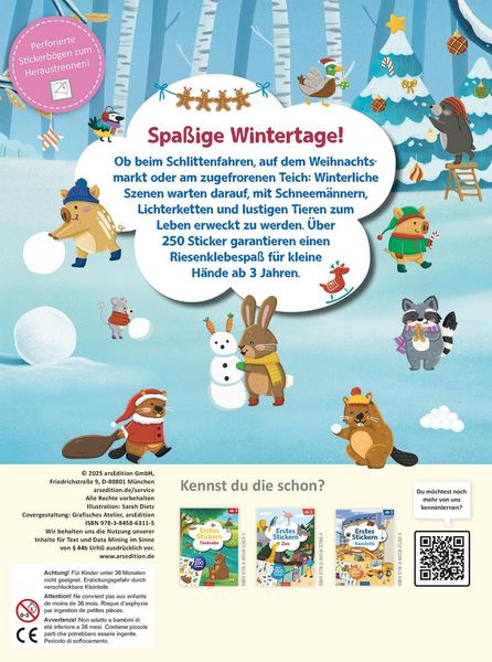 Produktbild: Erstes Stickern &ndash; Im Winter