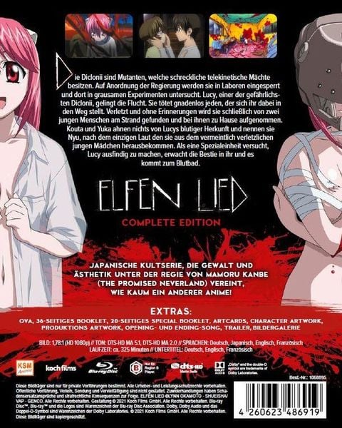 Produktbild: Elfen Lied - Die komplette Serie [2 BRs]
