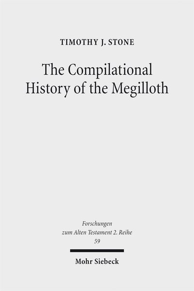 Produktbild: The Compilational History of the Megilloth
