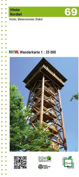 Höxter Nordteil Blatt 69 NRW Wanderkarte, Sonstige von Geobasisdaten: Land NRW, GeoMap, 9783959650380
