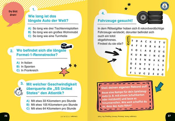 Produktbild: Guinness World Records f&uuml;r Erstleser - Die besten Rekorde f&uuml;r Erstleser