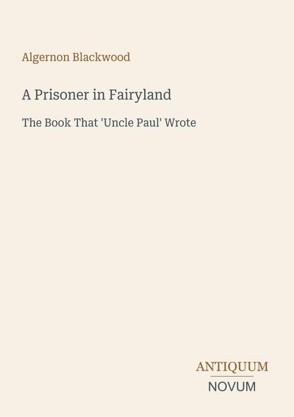 Produktbild: A Prisoner in Fairyland