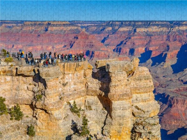 CALVENDO Puzzle Mather Point, Grand Canyon 2000 Teile Puzzle quer | 2000 Teile Lege-Größe 90 × 67 cm Foto-Puzzle für glückliche Stunden