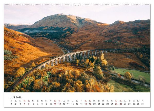 Produktbild: Schottland - Wundersch&ouml;ne Landschaften und einzigartige Natur. (Wandkalender 2026 DIN A2 quer), CALVENDO Monatskalender