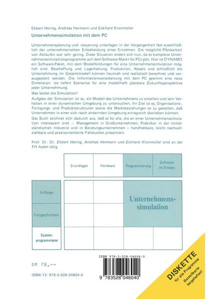Produktbild: Unternehmenssimulation mit dem PC