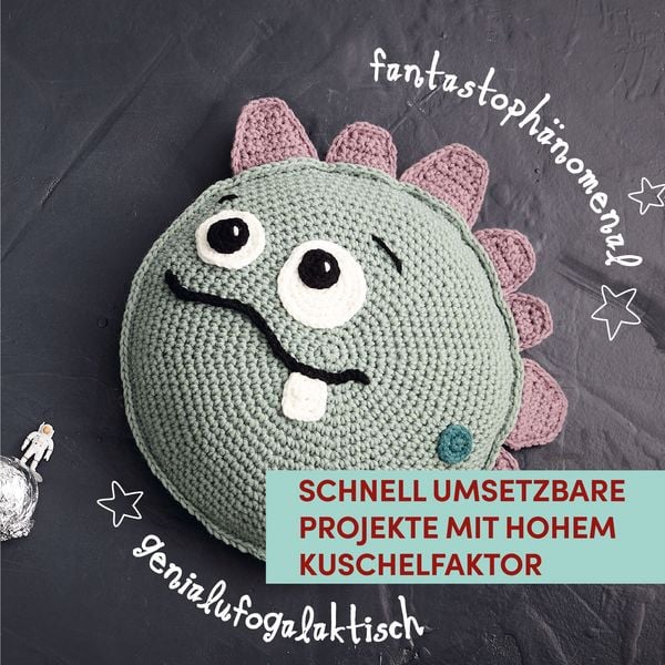 Produktbild: Supers&uuml;&szlig;e Amigurumi-Kissen h&auml;keln