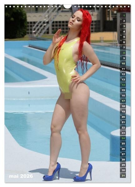 Produktbild: Talons Hauts Gourmandises sensuelles (Calendrier mural 2026 DIN A3 horizontal), CALVENDO calendrier mensuel