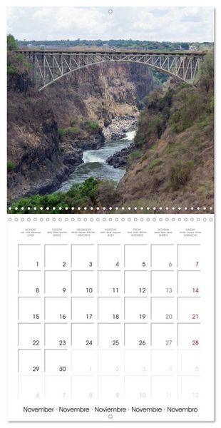 Produktbild: Victoria Falls natural wonders on the Zambezi (Wall Calendar 2027 12 &times; 12 Inch) CALVENDO 12 Month Wall Calendar